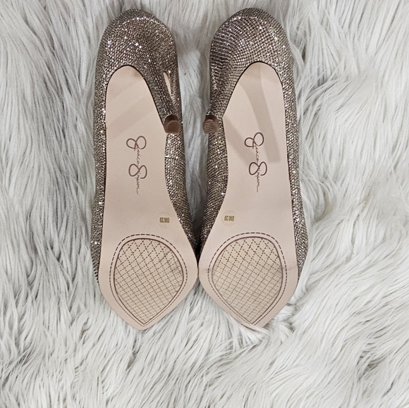 jessica simpson JP Avrindy sparkly  pump platform  heels  new - Picture 9 of 10